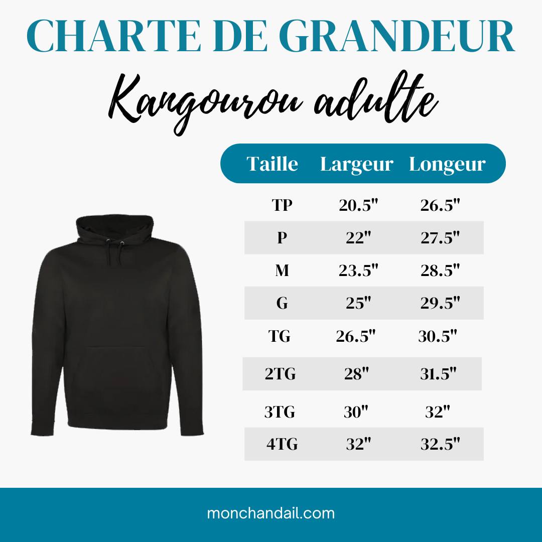Kangourou adulte - Grizzly (Poitrine)