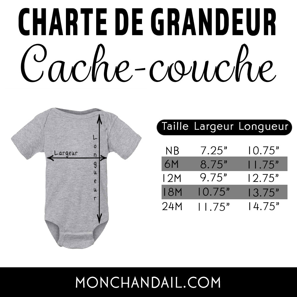 Cache-couche - Mini Grizzly