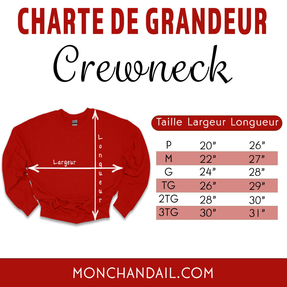 Crewneck adulte - Édition limitée Grizzly Ste-Julie