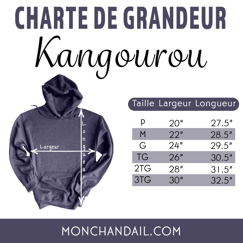 Kangourou à zip adulte - CPV Sainte-Julie