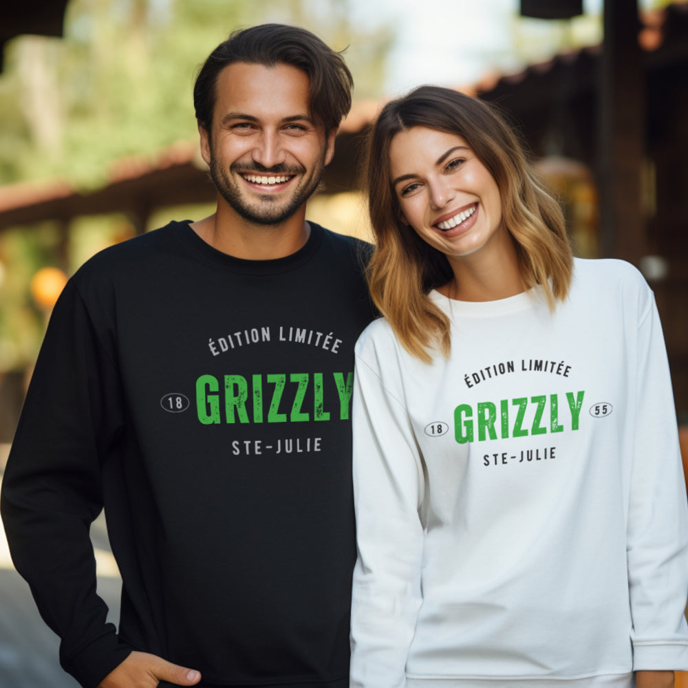 Crewneck adulte - Édition limitée Grizzly Ste-Julie