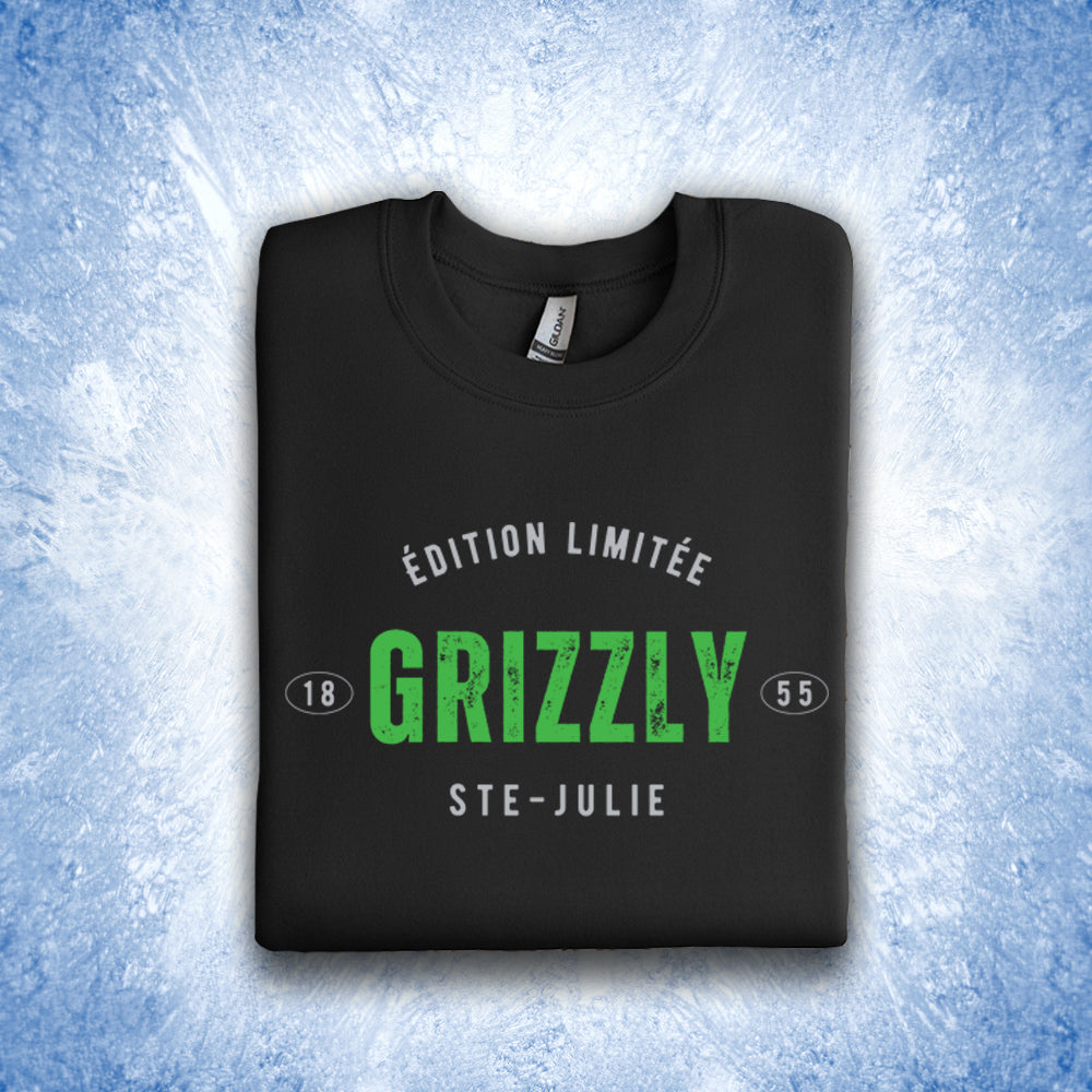 Crewneck adulte - Édition limitée Grizzly Ste-Julie