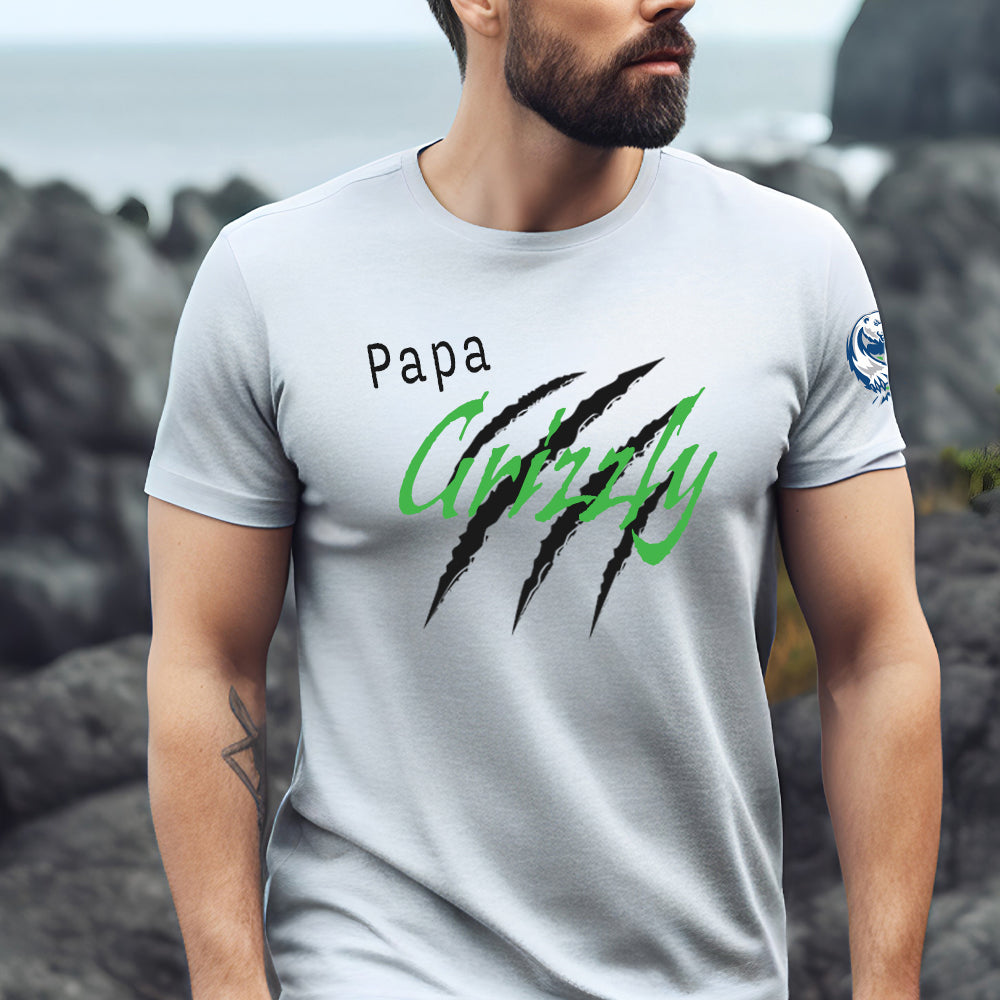 T-shirt adulte - Papa Grizzly