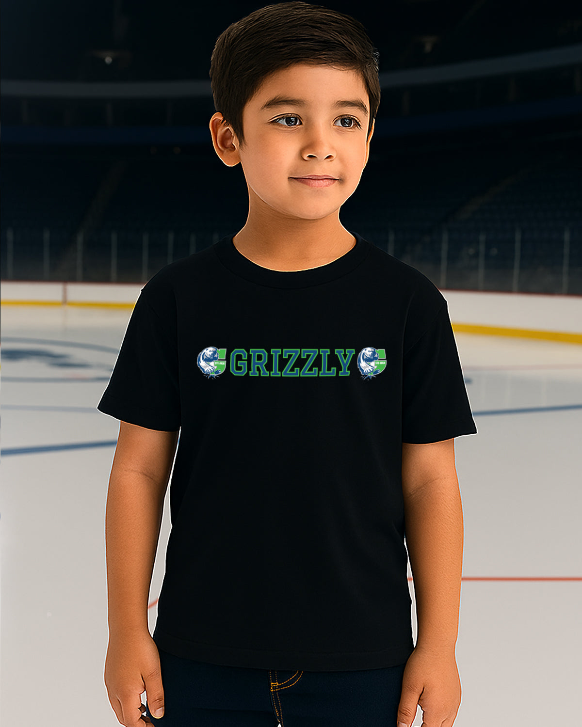 T-shirt pour enfant - Équipe Grizzly