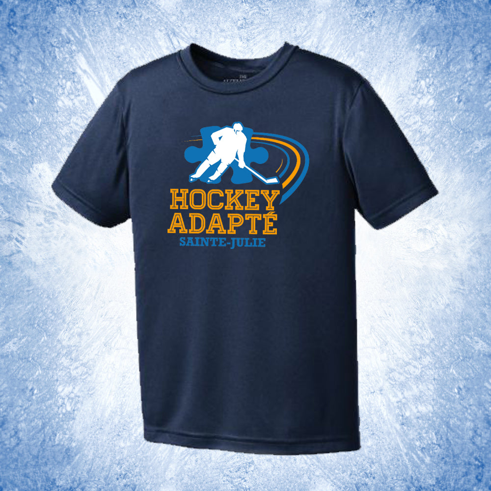 Chandail à manches courtes pour enfant - Hockey adapté
