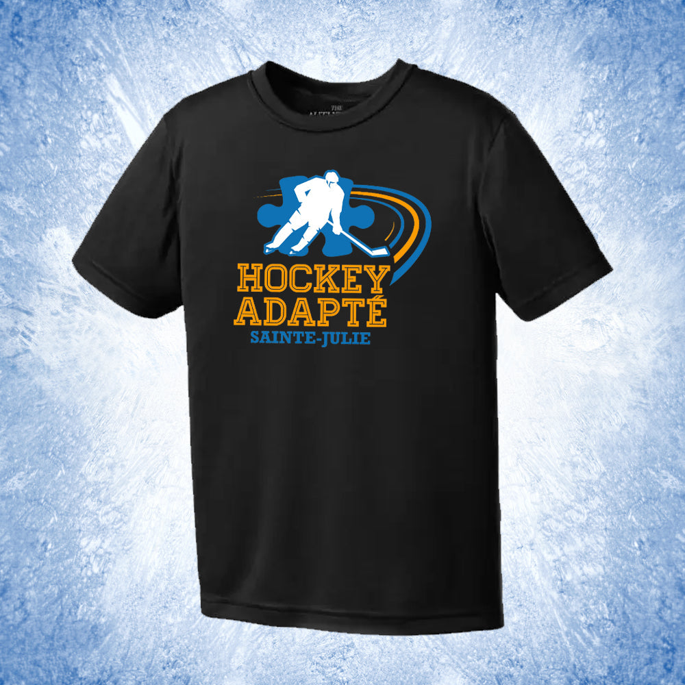 Chandail à manches courtes pour enfant - Hockey adapté