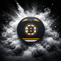 Rondelle souvenir Jersey Bruins de Boston